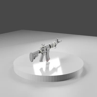 File mô hình prop súng Commando trong Call of Duty Black Ops 1