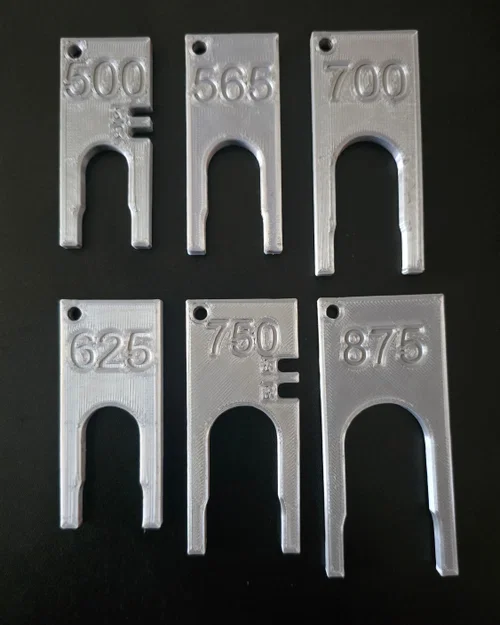 Bộ thước đo cáp Hardline (Hardline Cable Gauges) in 3D tiện dụng - Image 1