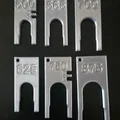 Bộ thước đo cáp Hardline (Hardline Cable Gauges) in 3D tiện dụng - Thumbnail 1