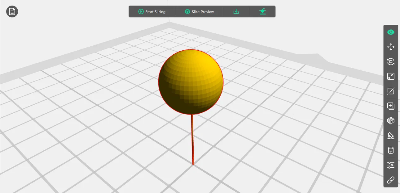 Mô hình kiểm tra in 3D Pin Support cho máy in FlashForge - Image 1