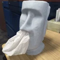 Hộp khăn giấy Moai dáng đứng có đế tạo trọng lượng - Thumbnail 3