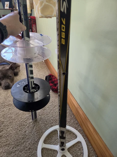 Giá treo đồ bằng gậy Hockey và lõi nhựa (spool) - Image 6