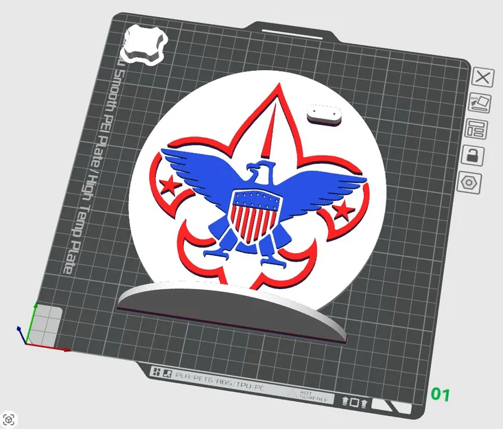 Giá đỡ huy hiệu Boy Scout Proud Parent in 3D đẹp mắt - Image 2