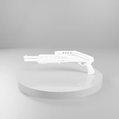 File in 3D súng Spas-12 từ game Call of Duty: Black Ops 1
