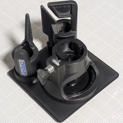Khay đựng đế phay Dremel và phụ kiện mài Gridfinity