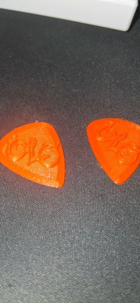 Gảy đàn Guitar (Guitar Pick) in 3D với logo Electric Light Orchestra - Image 2