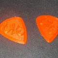 Gảy đàn Guitar (Guitar Pick) in 3D với logo Electric Light Orchestra - Thumbnail 2