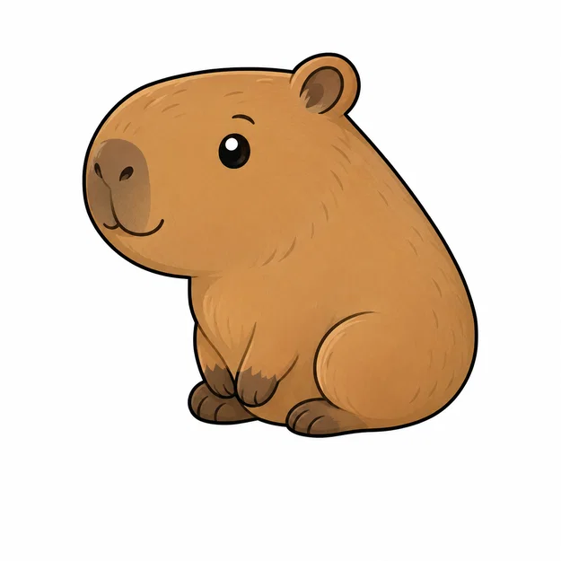 Bộ 2 Khuôn Cắt Bánh Quy Capybara – 9 cm - Image 1