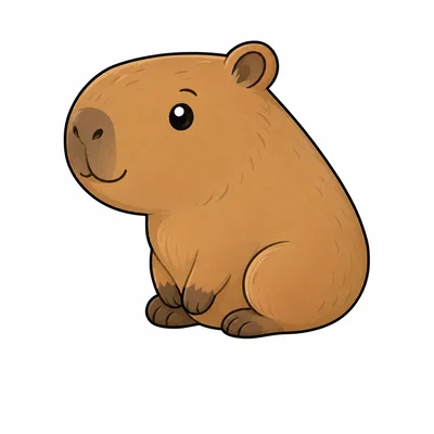 Bộ 2 Khuôn Cắt Bánh Quy Capybara – 9 cm