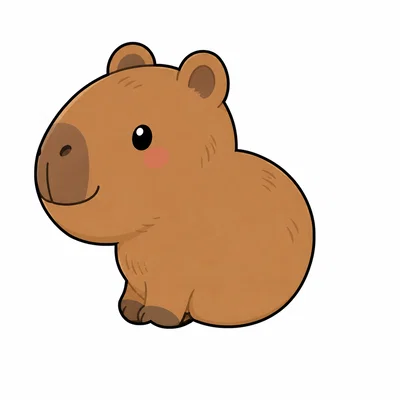 Bộ 2 Khuôn Cắt Bánh Quy Capybara – 9 cm