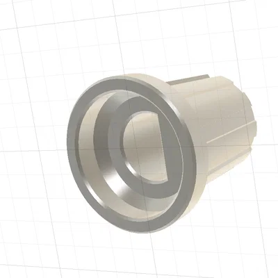 Núm vặn encoder và chiết áp trục D 6mm (3D Printable Knob)