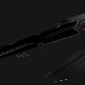 Mô hình tàu vũ trụ Agitator Class Corvette & Railgun - Thumbnail 1