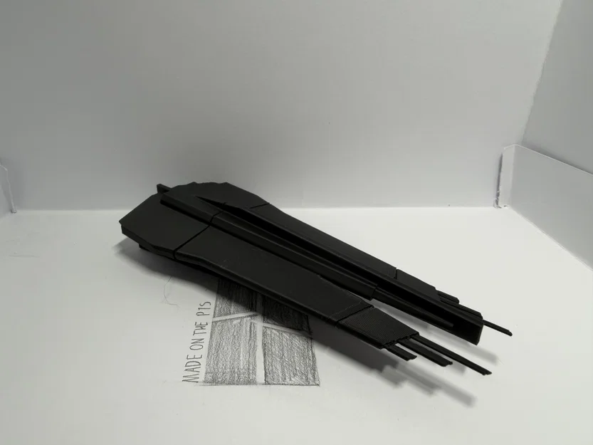Mô hình tàu vũ trụ Agitator Class Corvette & Railgun - Image 11