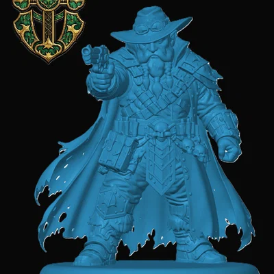 Mô hình Duergar Gunslinger dành cho game RPG