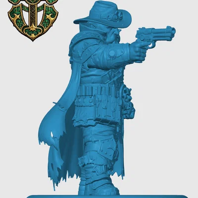 Mô hình Duergar Gunslinger dành cho game RPG