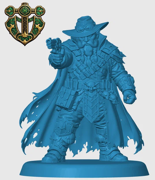 Mô hình Duergar Gunslinger dành cho game RPG - Image 3