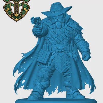 Mô hình Duergar Gunslinger dành cho game RPG