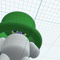 Mô hình 3D cá vây chân đội mũ độc đáo - Secret lepercon guy - Thumbnail 1