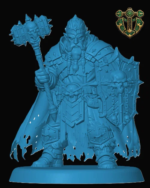 Mô hình Duergar Cleric cho game nhập vai - Image 1