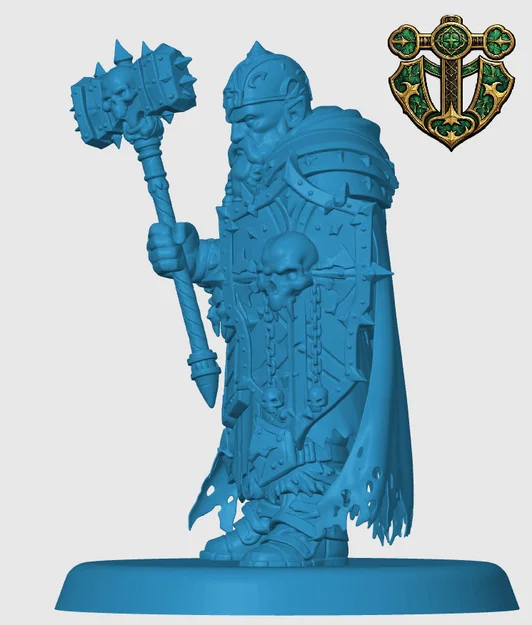 Mô hình Duergar Cleric cho game nhập vai - Image 2