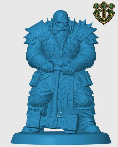 Mô hình Duergar Fighter cho game nhập vai - Image 3
