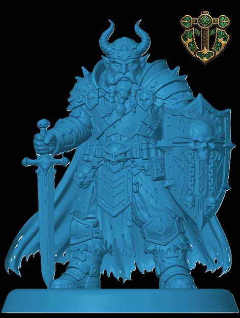 Mô hình Duergar Paladin cho game nhập vai - Image 1