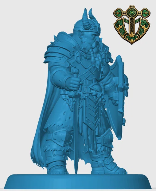 Mô hình Duergar Paladin cho game nhập vai - Image 2