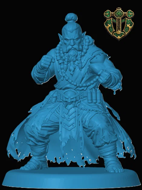 Mô hình Duergar Monk cho game RPG - Image 1