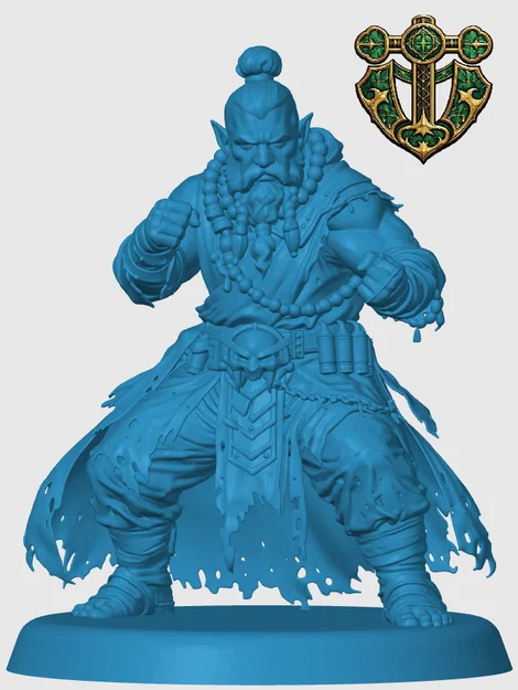 Mô hình Duergar Monk cho game RPG - Image 3