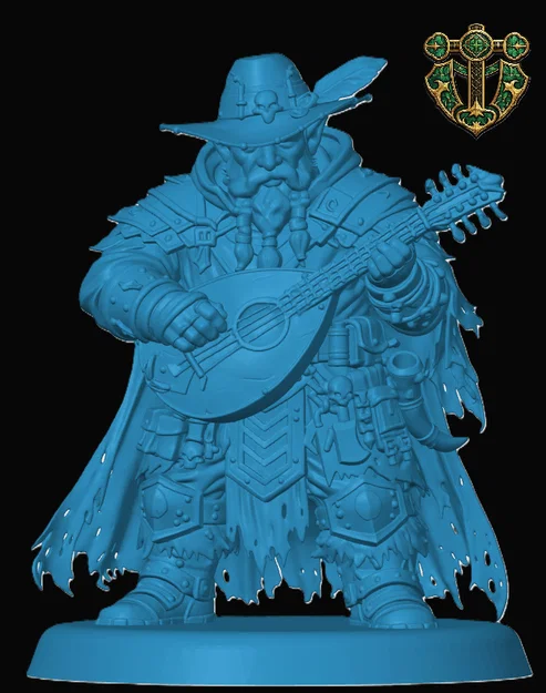 Mô hình Duergar Bard - Image 1