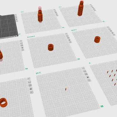 Bcar sử dụng chốt in 3D