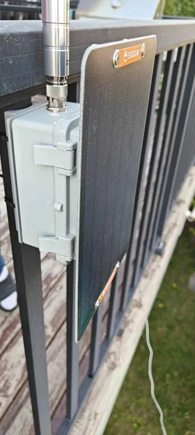 Giá đỡ tấm pin mặt trời 6W cho hộp chống nước Meshcore - Image 2