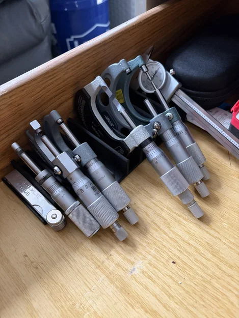 Khay Đựng Micrometer và Thước Cặp In 3D Gọn Gàng - Image 1