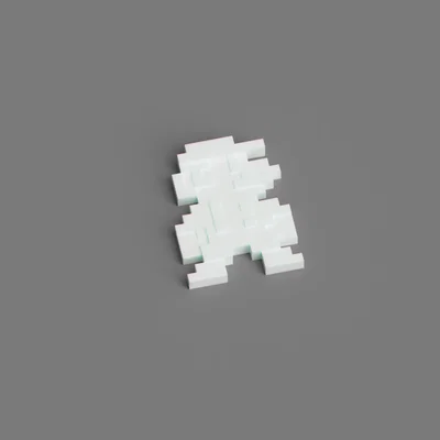 Mô hình Mario 2D Pixel đẹp mắt cho người yêu thích trò chơi cổ điển