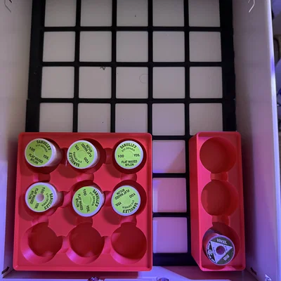 Khay 3D Gridfinity Đựng Cuộn Chỉ May Vá Và Dụng Cụ Câu Cá Fly