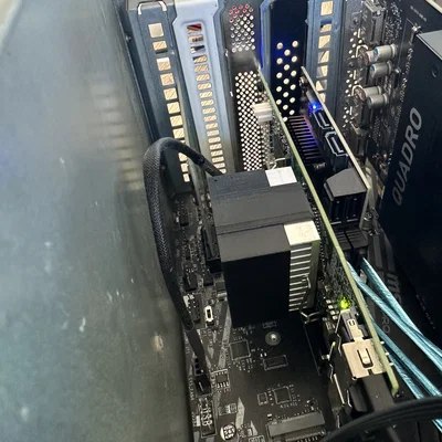 Ngàm gắn quạt 40x20mm cho card RAID PERC H310 tản nhiệt tốt