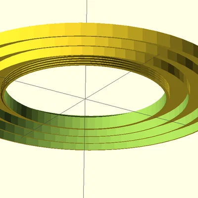 Bộ chuyển đổi vòng kính lọc và đế gắn vòng LED (Parametric)