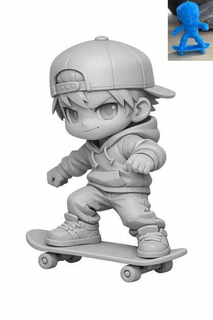 Mô hình Chibi Skater dễ thương - Image 1