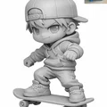 Mô hình Chibi Skater dễ thương - Thumbnail 1