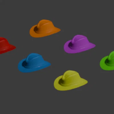 Mô hình Nón Cao Bồi (Cowboy Hat) - File in 3D độc đáo
