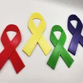 Mẫu ghim cài áo Awareness Ribbon (dải băng nhận thức) in 3D - Thumbnail 7