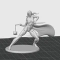 Mô hình nữ chiến binh Barbarian Warrior cực chi tiết cho in 3D - Thumbnail 2