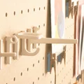 Bộ móc treo PegBoard - Lỗ 4mm, khoảng cách 25mm, in không cần support - Thumbnail 1