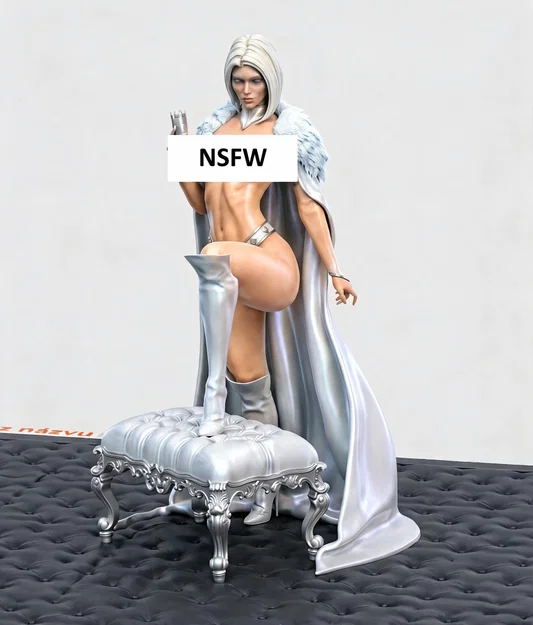 Mô hình 3D Emma Frost Marvel Rivals đẹp mắt cho người sưu tầm - Image 1