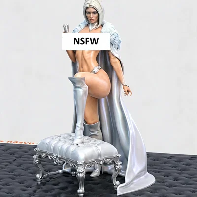 Mô hình 3D Emma Frost Marvel Rivals đẹp mắt cho người sưu tầm