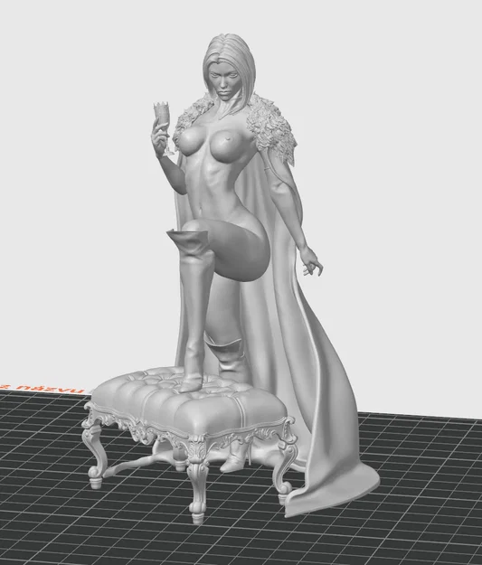 Mô hình 3D Emma Frost Marvel Rivals đẹp mắt cho người sưu tầm - Image 2