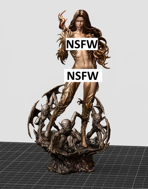 Mô hình Witchblade Sara chi tiết sắc nét cho in 3D - Image 1