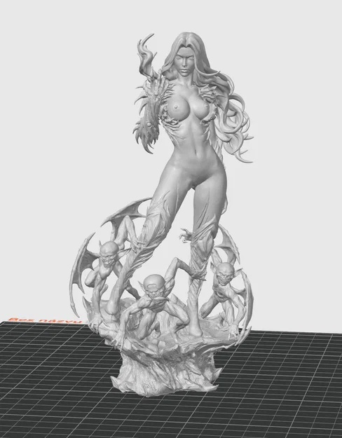 Mô hình Witchblade Sara chi tiết sắc nét cho in 3D - Image 2