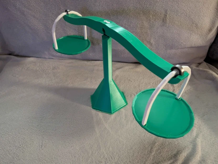 Mô hình Cân Đòn (Balance Scale) dùng bạc đạn 608 - Image 2