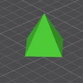 Mô hình hình chóp 3D cơ bản (Basic Pyramid) để test máy in - Thumbnail 1